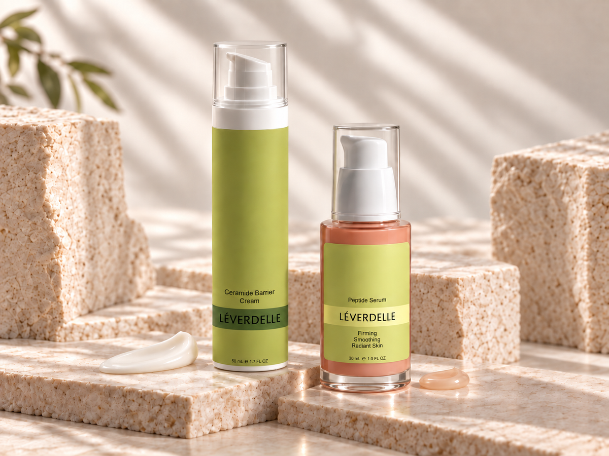 Skin Barrier Recovery Duo – Ceramide Cream & Peptide Serum